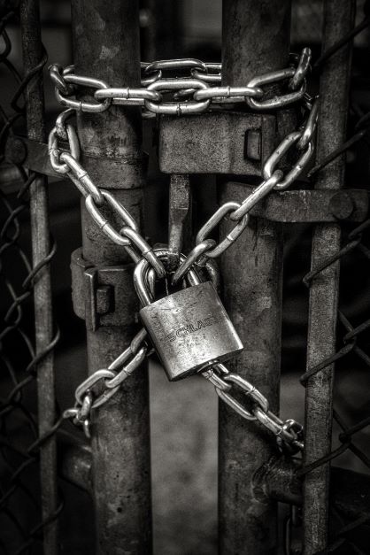 Padlock and Chains
